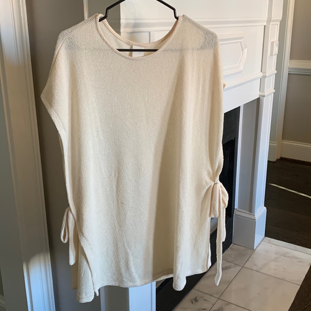 Ladies pullover sweater vest.